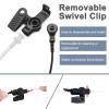APX 6000 XPR 7550e Earpiece for Motorola Radio APX 4000/7000/8000 XPR 7550 6350 6550 7350e 7580e Walkie Talkie Ear Piece Mic Spy Covert Surveillance Headset with Acoustic Tube view 3