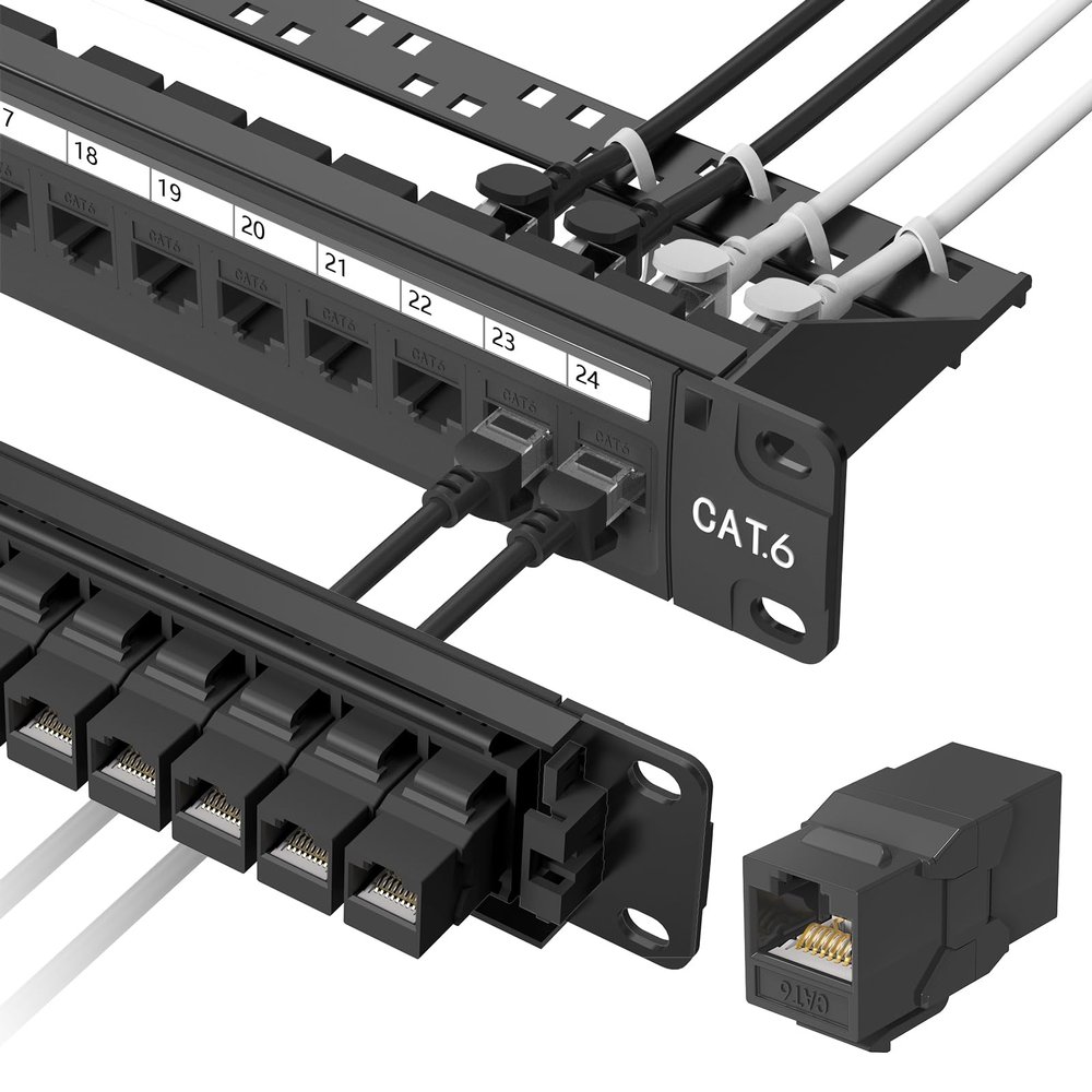 Cat6 24 Port Patch Panel