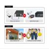 8MP Security Camera System 4K POE NVR Outdoor Video Surveillance Kit Home IP CCTV Camera Set(None,8CH NVR and 8 Camera) view 4