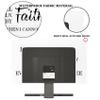 Baocicco I Will Walk by Faith Even When I Cannot See Waterproof Computer Monitor Cover 26, 27, 28 Inch Anti-Static Dustproof Protective Cover for LCD/LED/HD Full Body Covers for Computer Screen view 3