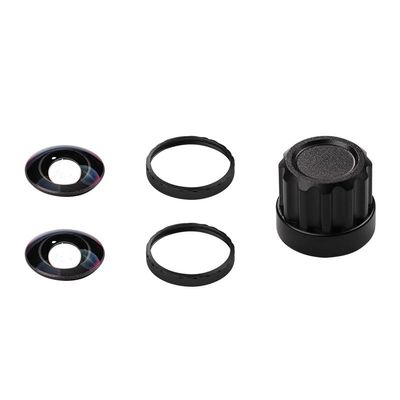 Removable Exchangeable Lens Kit for Insta360 X5 Camera HD Optics Replacement Parts,Perfectly Adapted Lens Set (2 Black)