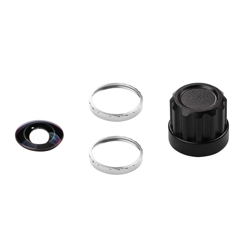 Removable Exchangeable Lens Kit for Insta360 X5 Camera HD Optics Replacement Parts,Perfectly Adapted Lens Set (1 Silver)
