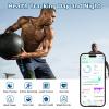 Lemolf Smart Rings, Fitness Tracker Ring, Heart Rate, Blood Oxygen, Stress, Step Tracker, Sleep Monitoring, Air Gestures, No Subscription Fee, IP68 Waterproof for iPhone&Android (Silver-Gray, #10) view 3