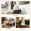 LOVEVOOK Lunch Bag for Women, Leather Work Laptop Tote Bag with Insulated Lunch Compartment, 15.6 Inch 2 in 1 Lunch Tote for Business, Teacher, Nurse, Office, College, Casual view 2