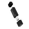 Double Slot USB C Memory Card Adapter Fast Speed Data Transfer for PC Phones Tablets Cameras Cards Double Slot Card Reader view 1