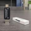 Double Slot USB C Memory Card Adapter Fast Speed Data Transfer for PC Phones Tablets Cameras Cards Double Slot Card Reader view 2