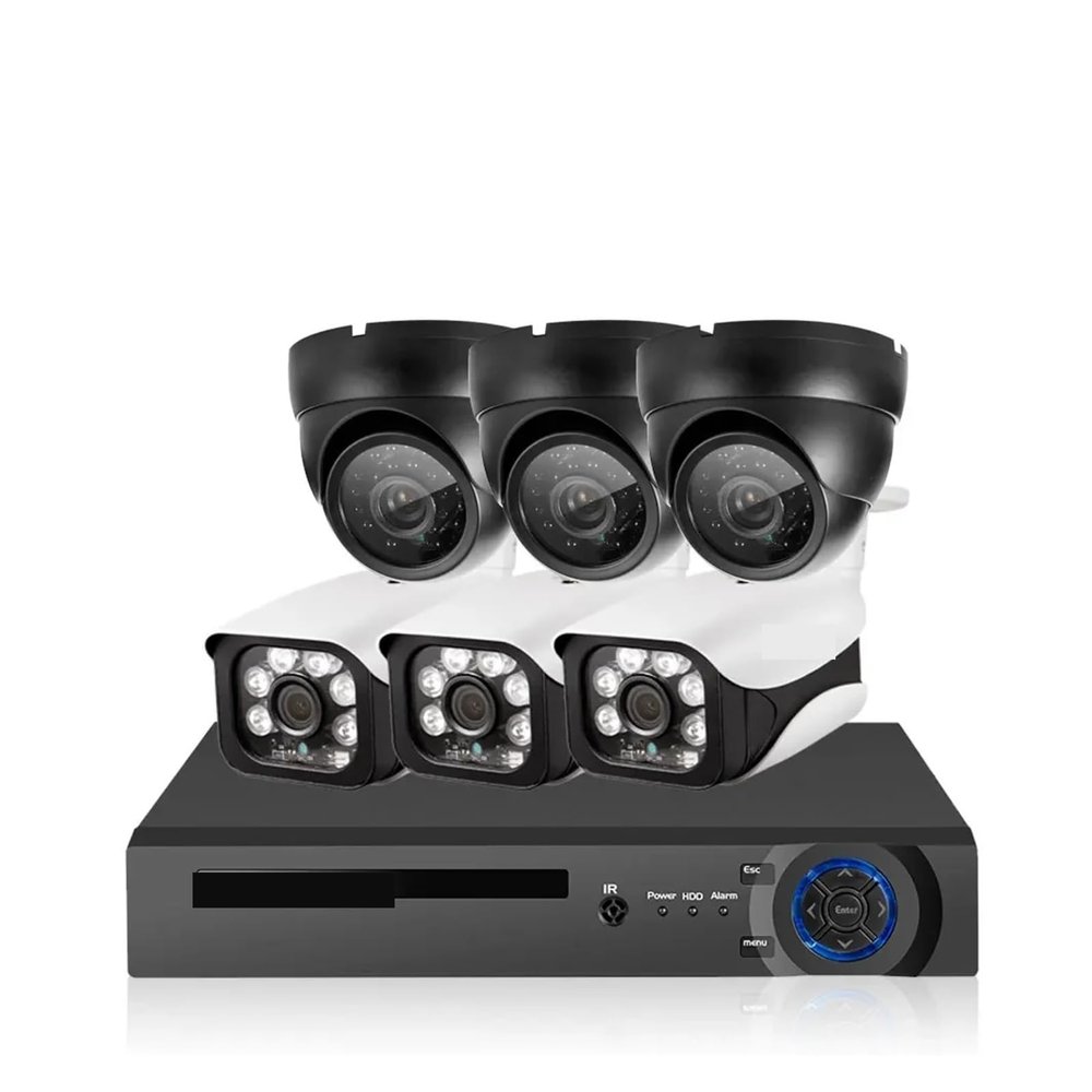 4K 8CH DVR CCTV Video Surveillance Kit Face Detection AHD Dome Bullet Camera Kit Outdoor 8MP DVR Security Camera System Set 4CH(None,8CH 6 Camera_AU Plug)