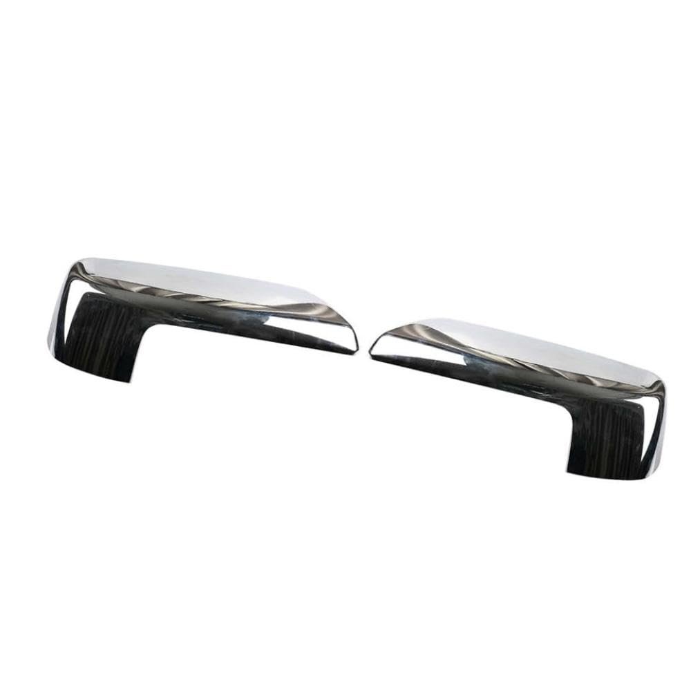 HSCJMEHT Rear View Mirror Cover Caps Left Right Side Compatible with Silverado 1500 Sierra 1500 2019 to 2024 Models Fits Part Number 84469252(Chrome)