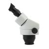 Lab Microscope Slides 7X-45X Continuous Zoom Parfocal Stereo Binocular Microscope w/56 LED Ring Light Illumination for Industrial Repair Tools Microscope Parts(White) view 3