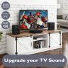LEMEGA Active Bookshelf Speakers 40W RMS, Powered Stereo Speakers with 4" woofer and 1.25" Tweeter, Bluetooth,USB, HDMI/Optical/AUX/RCA Inputs for PC and TV, LED Display, Bass & Treble Control view 2