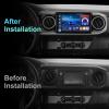 2+64G Android 14 Double Din Car Stereo for Toyota Tacoma 2016-2022 with 10.1 Inch Touchscreen Radio Built-in Wireless Carplay/Android Auto/GPS/Bluetooth/FM/AUX/Steering Wheel Controls/Backup Camera view 2