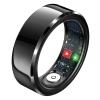 Lemolf Smart Rings, Fitness Tracker Ring, Heart Rate, Blood Oxygen, Stress, Step Tracker, Sleep Monitoring, Air Gestures, No Subscription Fee, IP68 Waterproof for iPhone&Android (Black, #9) view 1