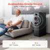 VEVOR Passive Floorstanding Speakers, 2-Way, Floor-Standing Tower Speakers with 1 in Tweeter, 6.5 in Woofers, 400W Peak, 65Hz20kHz Frequency Response, Durable MDF Enclosure, for Home Audio, Pair view 2