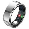 Lemolf Smart Rings, Fitness Tracker Ring, Heart Rate, Blood Oxygen, Stress, Step Tracker, Sleep Monitoring, Air Gestures, No Subscription Fee, IP68 Waterproof for iPhone&Android (Silver, #11) view 1