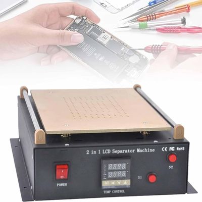 600W Screen Repair Separator, Fast Heating Speed LCD Screen Separator Machine, Temperature Range: 50~180 for Repairing Mobile Phones Below 14 Inches