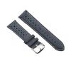 FYXT Vintage Handmade Watch Strap 18mm 19mm 20mm 22mm 24mm Racing Leather Strap Gray Black Brown Blue Breathable Porous Watchbands(Red,18mm) view 3