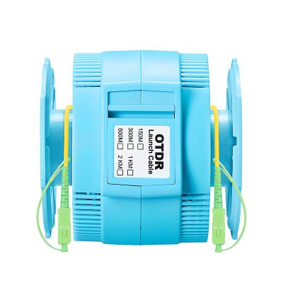 WSOLDMA Fiber Optic OTDR Launch Cable Box SC/APC-SC/APC 1000M Singlemode