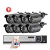 H.265 8CH 3MP POE Security Camera System NVR Kit Audio Record IP Camera IR Outdoor IP66 CCTV Video Surveillance NVR Set(None,8CH NVR and 6 Camera_EU Plug) view 2