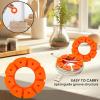 4Pcs Cable Organizers Spirals Structure ABS Table Side Winder for USB Cord Cables Headphones Cable Organizers view 4