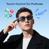 Smart Glasses,Polarized Sunglasses Built-in Mic & Bluetooth Speaker, Wireless Audio Smart Glasses for Men and Women, Athletic/Outdoor UV Protection,Touch Control, Voice Assistant (Purple) view 4