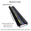 Rubber Protective Wire Cord Ramp Driveway,Traffic Cable Protector,for Asphalt Gravel Driveway view 2