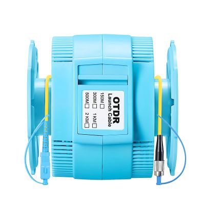 WSOLDMA Fiber Optic OTDR Launch Cable Box SC/UPC-FC/UPC 1000M Singlemode