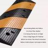 Rubber Cable Cord Cover Protector Ramps Wire,Capacity Traffic Speed Bump Road,Reflective Yellow Strip,Asphalt Concrete view 4