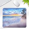 BEAMARKER Beach Sunset Mouse Pad Non-Slip Rubber Base Computer Mouse Pad Waterproof Washable Rectangle Mat with Sea Pattern for Laptop Desktop Gaming Office Desk Work Wireless Mice 9.5x7.9 Inch view 3