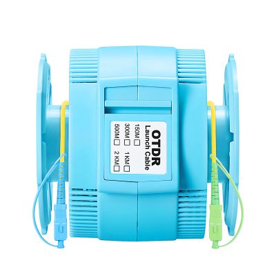 WSOLDMA Fiber Optic OTDR Launch Cable Box SC/APC-SC/UPC 200M Singlemode