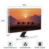 Baocicco Camel Desert Waterproof TV Screen Cover 32 Inch Sunset Sunrise Camel Herd Nature Landscape Antistatic Television Cover Dust Proof TV Dust Covers Cloth Decoration for Living Room view 2