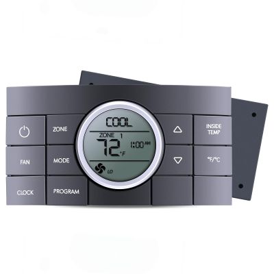 PZL 3314082.000 RV Thermostat Replaced Multi-Zone Comfort Control Center 2 Thermostat 10-Button, fit for Dometic CCC2, Air Conditoner Series 579, 595, 600, 6308, 520, 6218xx, 457915 and More - Black