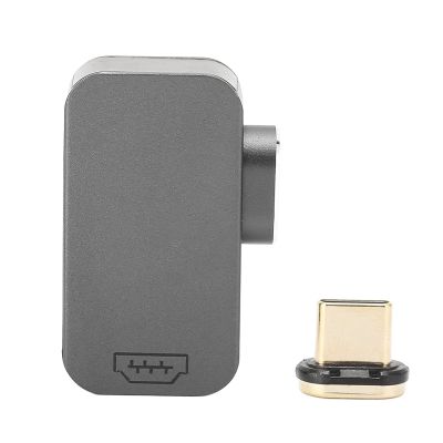 Aurovibe Magnetic HD Multimedia Interface Adapter Type C to HD Converter for Laptops Tablets Smartphones Supports 8K 60Hz HDR Ultra HD with Plug and Play
