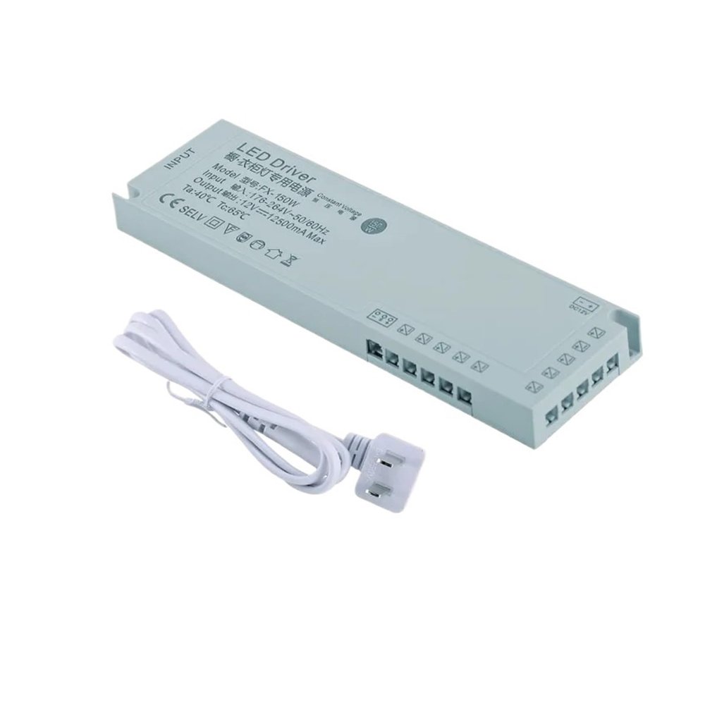 AC 176V-265V to DC 12V 24V 150W Cabinet LED Light Switch Power Supply Closet Motion Sensor with Constant Voltage Drive(24V_150W)