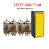 12AY7 Vacuum Tube Valve Golden Feet Replace EL84 6N14 6BQ5 6072 Electronic Tube Amplifier Kit Audio Valve(4pcs Matched Quad) view 2
