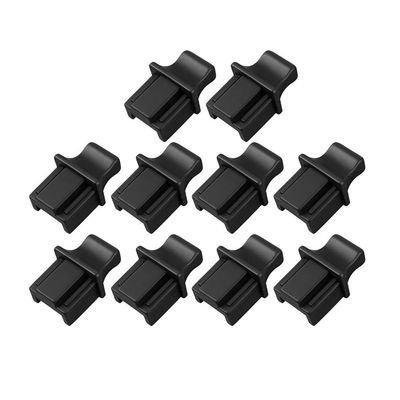 HHDLMTOYS 10-40Pcs RJ45 Dust Cap Connector Dust Cover Plug Protector Plugs Hub Port for Laptop/Computer/Router RJ45 Connector Dustplugs(40Pcs,Upgrade Black)