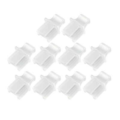 HHDLMTOYS 10-40Pcs RJ45 Dust Cap Connector Dust Cover Plug Protector Plugs Hub Port for Laptop/Computer/Router RJ45 Connector Dustplugs(20Pcs,Upgrade White)