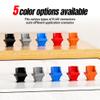 HHDLMTOYS 50pcs Snap-in RJ45 Protector Blocker Protective Cover, Anti-dust Cover Cap, for Swither, Router(Orange 50 Pcs) view 3