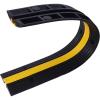 1 Channel Rubber Cable Protector Ramps, Heavy Duty 6600Lbs Load Capacity Cable Wire Cord Cover Ramp Speed Bump Driveway Hose Cable Ramp Protective Cover view 3
