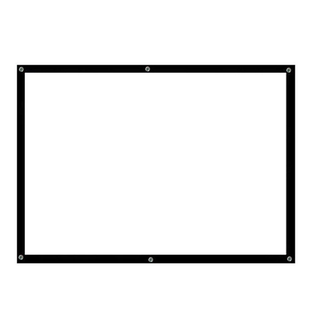 Projector Screen,16:9 Foldable Anti-Crease Portable Projection Movies Screen for Home Theater Outdoor Indoor(120 inch)