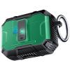 Armoured Heavy Duty for AirPods Pro1 Generation Case with Lock & Keychain, 360Heavy Duty Drop Protection, 1-Click Open & Magnetic Lid, AirPods Pro 1st Hard Cover Case for Outdoor & Travel-Dark Green view 1