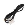 Jauarta 1m AUX Audio Input Adapter, Precision Manufacturing Clear Sound Replacement for 2 3 5 6 MX5 RX8 2006+, with 3.5mm Connector for MP3 MP4 Cellphone GPS view 2