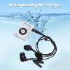 Serounder Water Proof MP3 Player, IPX8 Water Proof Rating with 8GB Memory for Swimming Diving Surfing, Supports Multiple Formats, Includes Headphones (White) view 2