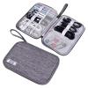Waterproof Electronics Organizer Bag | Universal Travel Cable Storage Pouch | Durable Carrying Case for Accessories(Black) view 2