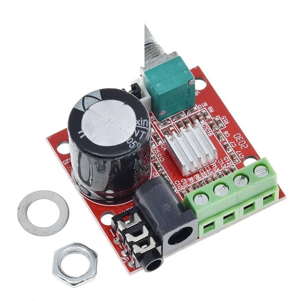 12V Mini Hi-Fi PAM8610 Audio Stereo Board 2X10W Dual Channel D Class