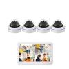 JUCFRDNJ Outdoor 4K 8MP Camera System 11.6 Inch POE LCD NVR Screen Face Detection Audio IP Cameras Security Surveillance(None,4CH NVR 4 Cameras) view 1