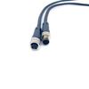 10M/32.8Ft M8 6Pin Female to Male Connector Cable A Code Straight Aviation Sensor Electrical PVC Industrial Cable Threaded Locking IP67 Rated 30V/1.5A Unshielded Plug Socket Cable AWG22 view 2