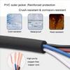 10M/32.8Ft M8 6Pin Female to Male Connector Cable A Code Straight Aviation Sensor Electrical PVC Industrial Cable Threaded Locking IP67 Rated 30V/1.5A Unshielded Plug Socket Cable AWG22 view 4