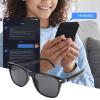 GOWENIC AI Translation Sunglasses, Over 100 Languages Real Time Translation Bluetooth Sunglasses with Built in Mic and Speaker, for Travel Business Music Calls Travel view 4