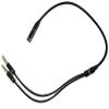 3.5mm Auxiliary Audio Splitter Cable Separate Gaming Headset TRRS to Microphone & Headphone Port Independent (12inch / 30cm) view 3
