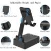 Gifts for Dad Boyfriend,Cell Phone Stand with Wireless Bluetooth Speaker,HD Surround Sound Bluetooth Speaker for Home Kitchen and Outdoors Compatible with Mobile Phone, Gifts for Men Women(Black) view 3